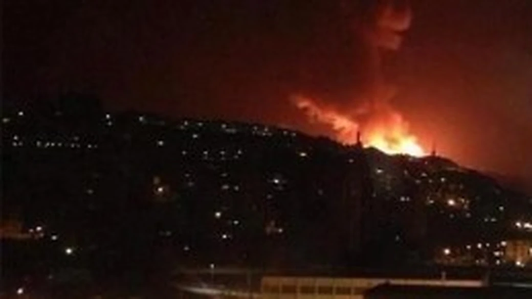 Syrian army said Israel fired missiles at military airport near Damascus